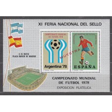 España - II Centenario Hojas Promoción Edifil 6 ** Mnh MUESTRA Campeonato mundial de Fútbol 1978