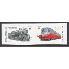 Chequia Correo 2018 Yvert 889/90 ** Mnh Trenes