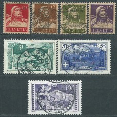 Suiza - Correo 1914 Yvert  138/44 usado