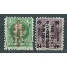 Cuba Correo 1933 Yvert 217/18 usado