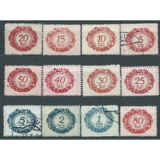 Liechtenstein Tasa Yvert 1/12 */usado Mh/usado