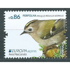 Tema Europa 2019 Azores Yvert 622 ** Mnh Aves