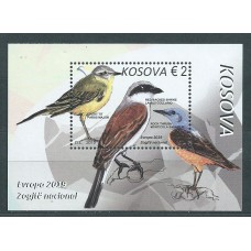 Tema Europa 2019 Kosovo Hojas Yvert 42 ** Mnh Aves