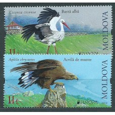 Tema Europa 2019 Moldavia Yvert 958/59 ** Mnh Aves