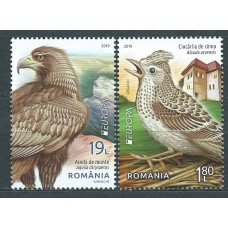 Tema Europa 2019 Rumania Yvert 6427/28 ** Mnh Aves