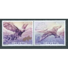 Tema Europa 2019 Suiza Yvert 2524/25 ** Mnh Aves