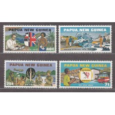 Papua y Nueva Guinea - Correo Yvert 380/3 ** Mnh  UPU