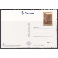 España II Centenario Tarjetas del correo 2019 Edifil 140 ** Mnh Palacio de Comunicaciones
