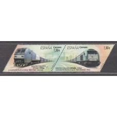 España II Centenario Correo 2019 Edifil 5322/3 ** Mnh Trenes