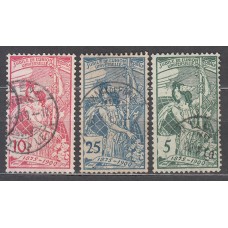 Suiza - Correo 1900 Yvert 86/8 usado  UPU