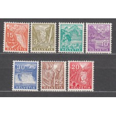 Suiza - Correo 1934 Yvert 271/7 * Mh