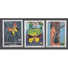 Benin - Correo Yvert 505/7 ** Mnh Fauna insectos