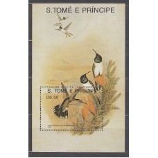 Santo Tomas y Principe - Hojas Yvert 65 ** Mnh  Fauna aves