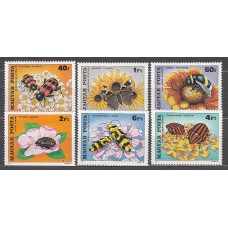 Hungria - Correo 1980 Yvert 2703/8 ** Mnh  Fauna mariposas