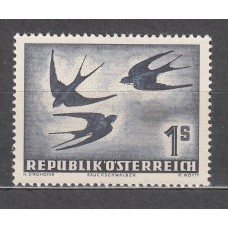 Austria - Aereo Yvert 55 * Mh  Fauna aves