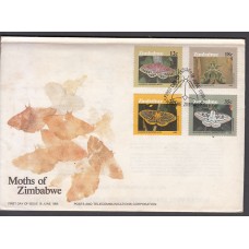 Zimbabwe - Correo Yvert 118/21 Sobres 1º día Fauna mariposas