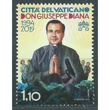 Vaticano Correo 2019 Yvert 1815 ** Mnh 25 º Muerte de Giuseppe Diana