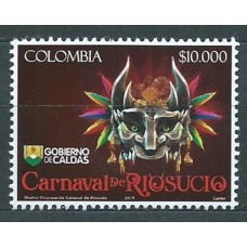 Colombia Correo 2019 Yvert 1998 ** Mnh Carnaval Riosucio