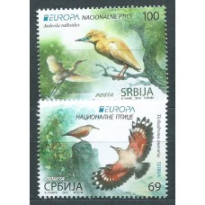 Tema Europa 2019 Serbia Yvert 866/67 ** Mnh Aves