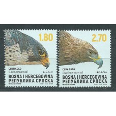 Tema Europa 2019 Serbia Bosnia Herzegovina Yvert 715/16 ** Mnh Aves