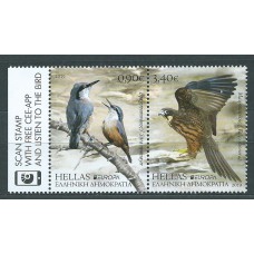 Tema Europa 2019 Grecia Yvert 2999/3000 ** Mnh Aves