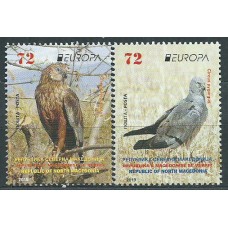 Tema Europa 2019 Macedonia Yvert 830/31 ** Mnh Aves