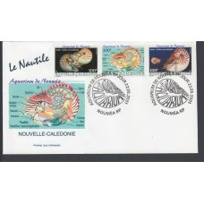 Nueva Caledonia SPD FDC Yvert 840/42 - 2001 Matasello Fauna Marina