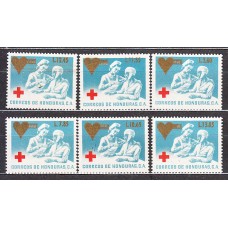 Honduras - Correo Yvert 296/301 ** Mnh  Cruz roja