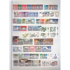 Gran Bretaña - Colección montada en 1 clasificador series completas de todas las épocas ** Mnh  Catálogo 1.591€