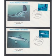 Nueva Caledonia SPD FDC Yvert 443/444 - 1981 Matasello Postmark