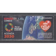 España II Centenario Correo 2019 Edifil 5342 ** Mnh  Agenda 2030