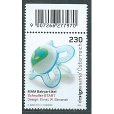 Austria Correo 2019 Yvert 3314 ** Mnh NaM Baby Chupete