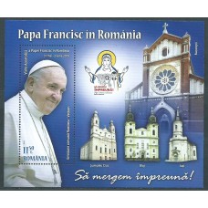 Rumania Correo 2019 ** Mnh Viaje Papa Francisco a Rumania