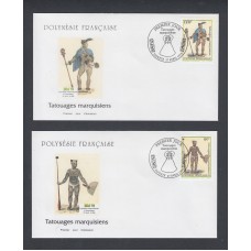 Polinesia SPD FDC Yvert 584/585 año 1999 Matasello Postmark