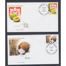 Polinesia SPD FDC Yvert 588/589 año 1999 Matasello Postmark