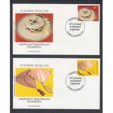 Polinesia SPD FDC Yvert 627/628 año 2000 Matasello Postmark