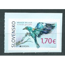 Tema Europa 2019 Eslovaquia Yvert 765 ** Mnh Aves