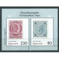 Austria Correo 2019 Yvert 3323/24 ** Mnh Sellos Postales 1890