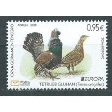 Tema Europa 2019 Montenegro Yvert 430 ** Mnh Aves