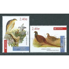 Tema Europa 2019 Georgia Yvert 534/35 ** Mnh Aves