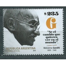Argentina Correo 2019 Yvert 3226 ** Gandhi