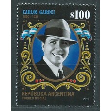 Argentina Correo 2019 Yvert 3220 ** Mnh Carlos Gardel