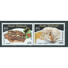 Upaep Uruguay 2019 Yvert 2959/60 ** Mnh Comidas Tradicionales