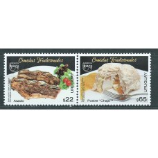 Upaep Uruguay 2019 Yvert 2959/60 ** Mnh Comidas Tradicionales