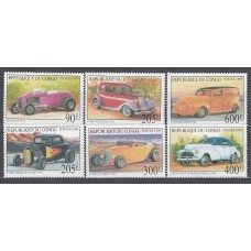 Congo Frances - Corre 1999 Yvert ** Mnh Coches antiguos