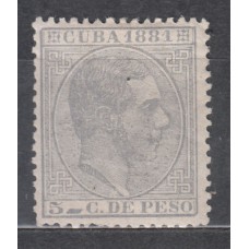 Cuba Sueltos 1881 Edifil 65 * Mh