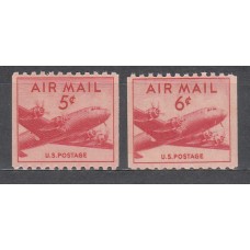 Estados Unidos - Aereo Yvert 34a/35a ** Mnh