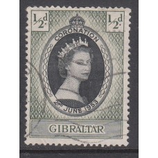 Gibraltar - Correo 1953 Yvert 129 usado  Isabel II