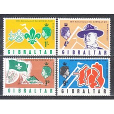 Gibraltar - Correo 1968 Yvert 207/10 ** Mnh  Boy Scouts