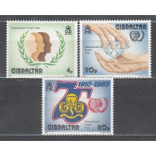 Gibraltar - Correo 1985 Yvert 506/8 ** Mnh  Boy Scouts